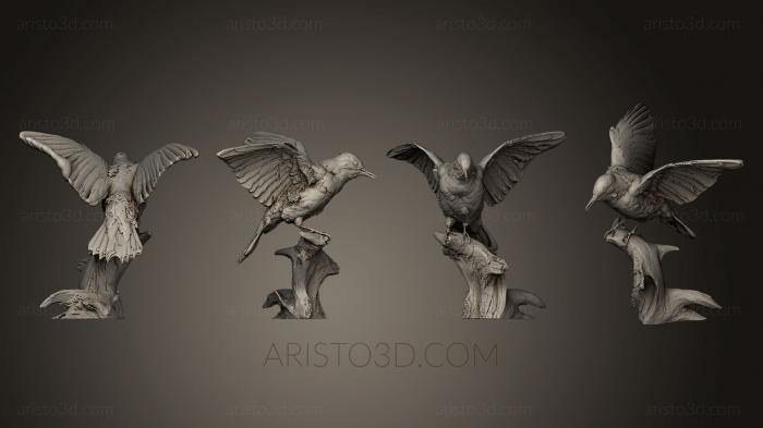 Bird figurines (STKB_0136) 3D model for CNC machine